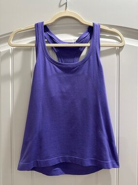 lululemon Purple Racerback Tank - Women's Athletic Top